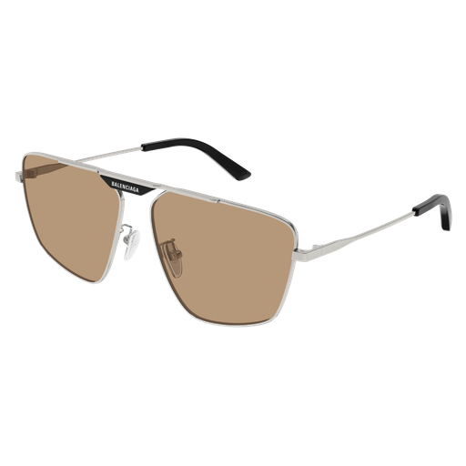 Lunettes de soleil Balenciaga Homme BB0246SA006-RUTHENIUM-RUTHENIUM-BROWN61 - BB0246SA006-RUTHENIUM-RUTHENIUM-BROWN61